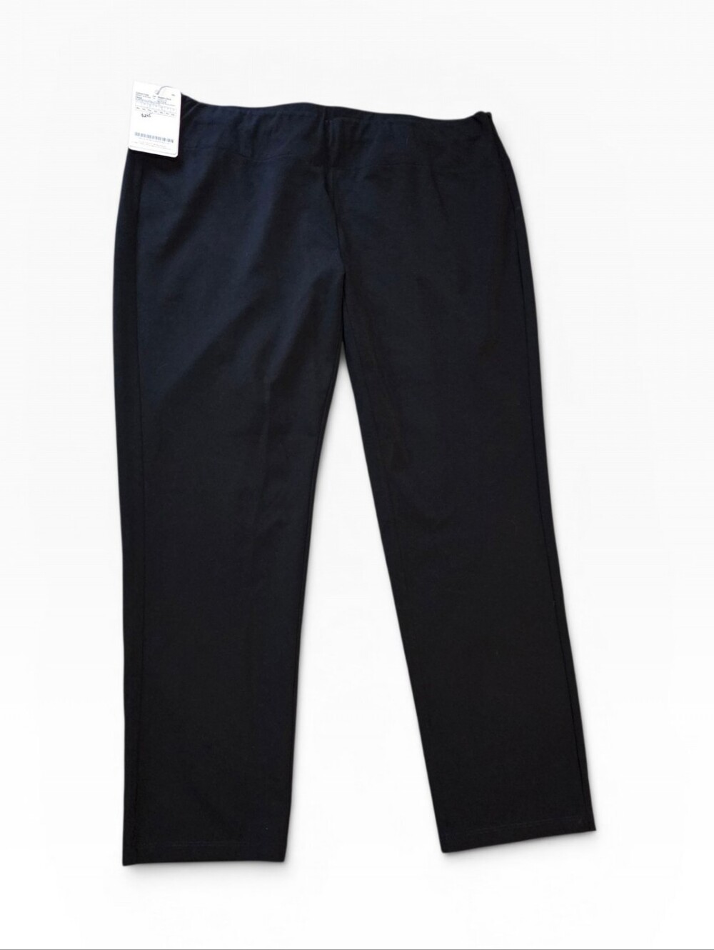 Marina Rinaldi Sport "OCCULTO" Viscose Blend Side Zip Elastic Waist Pants 24W